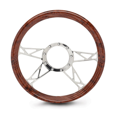 Steering Wheel 4 Spoke Kinetic Billet Aluminum