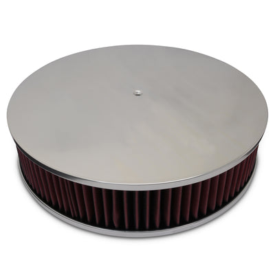 Air Cleaner 14" Round Smooth