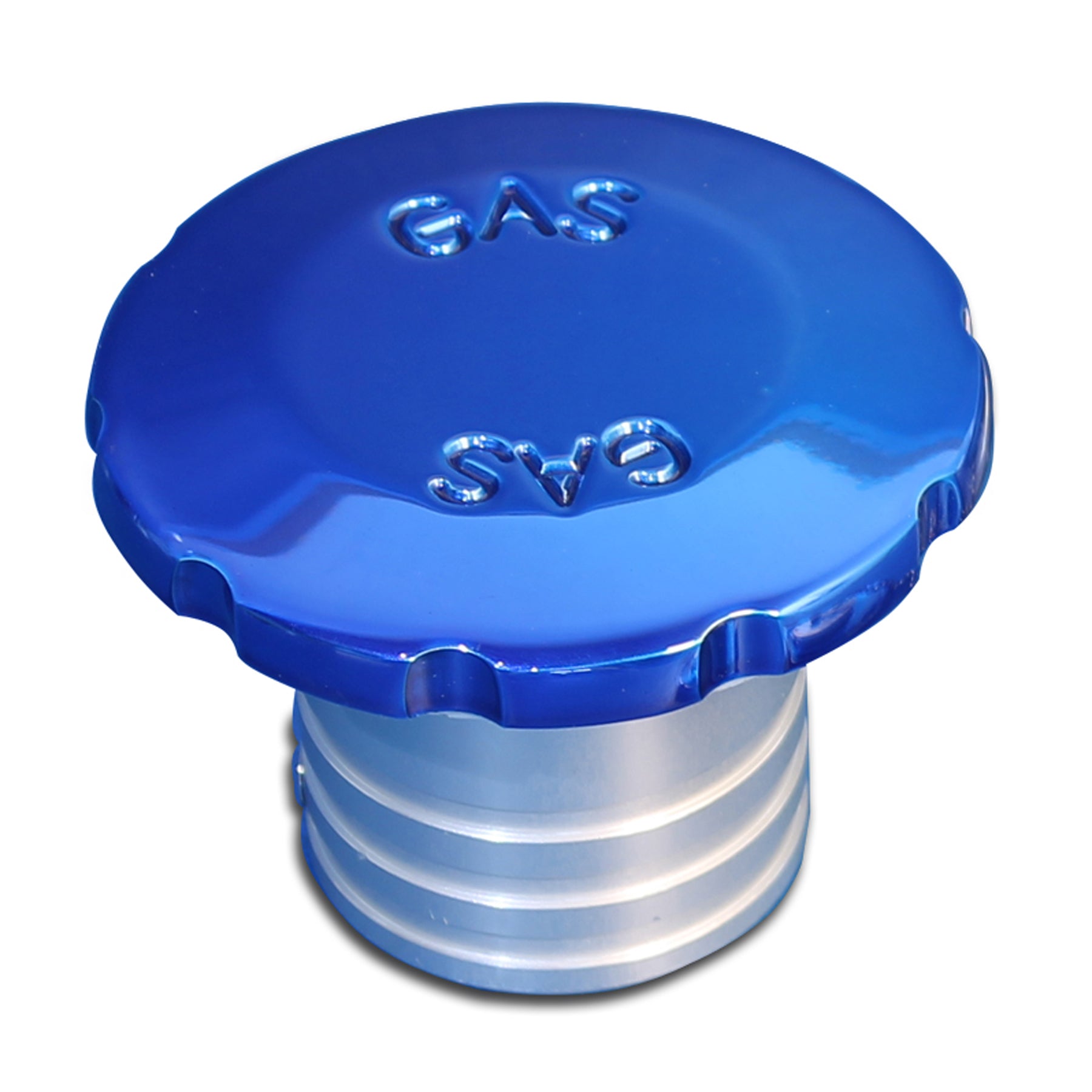 Billet Aluminum Flush Mount Deck Gas Fill - Vented 1 - 1/2" Hose