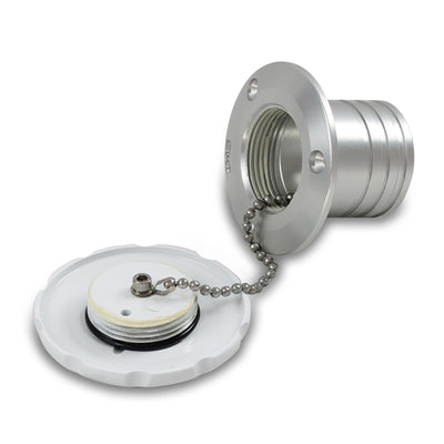 Billet Aluminum Flush Mount Deck Gas Fill - Non Vented 2" Hose