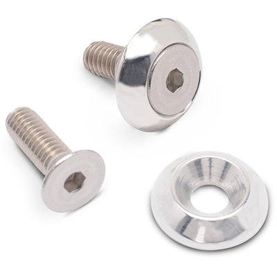 Billet Aluminum Plain Accent Countersunk Washers