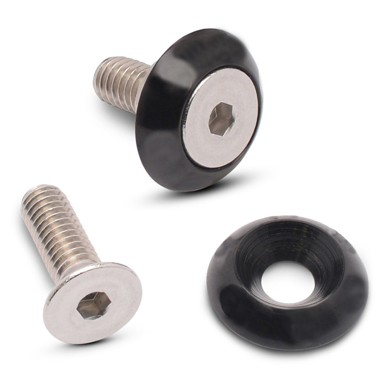 Billet Aluminum Plain Accent Countersunk Washers