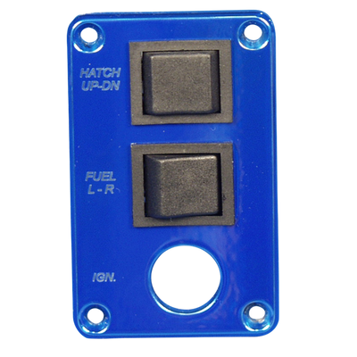 Switch Panel - Two Double Pole Switches