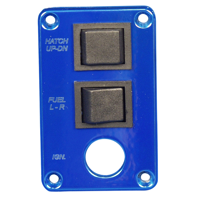 Switch Panel - Two Double Pole Switches