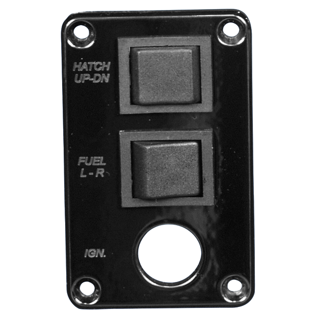 Switch Panel - Two Double Pole Switches