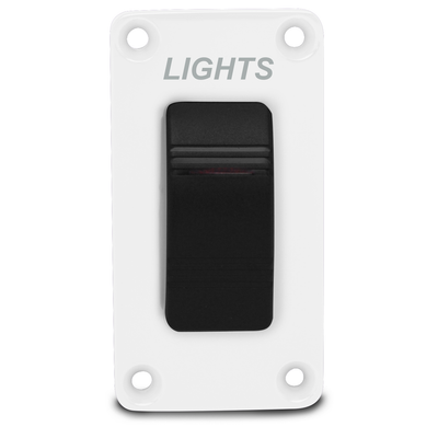 Switch Panel - One Double Pole Carling Switch