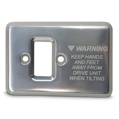 Mercury Transom Mount Trim Switch Cover Plate