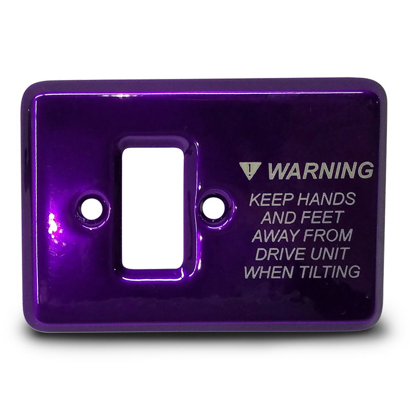 Mercury Transom Mount Trim Switch Cover Plate