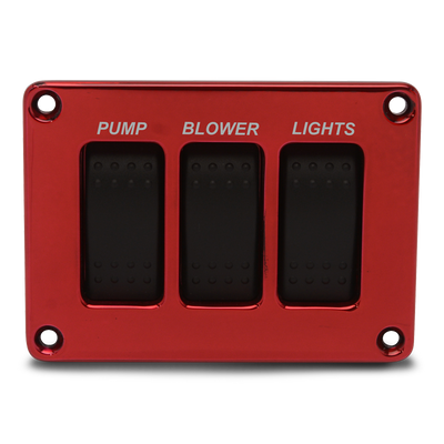 Recessed Switch Panel - Three Switches