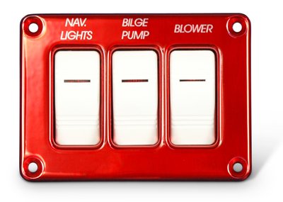 Recessed Switch Panel - Three Switches