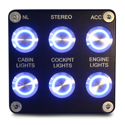 Switch Panel - 6 Round Panel