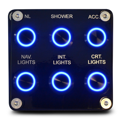 Switch Panel - 6 Round Panel