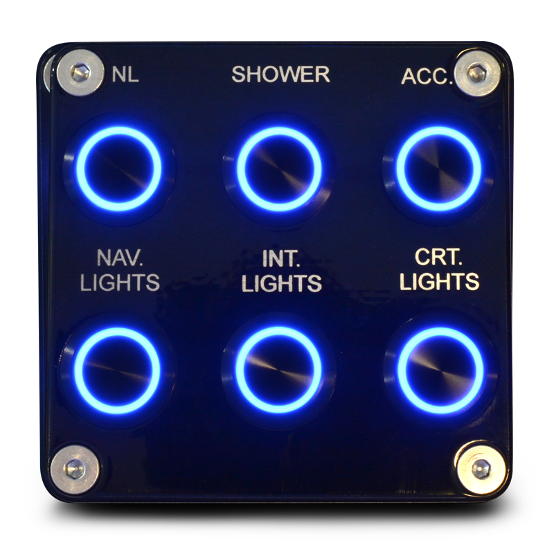 Switch Panel - 6 Round Panel