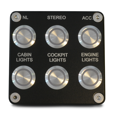 Switch Panel - 6 Round Panel