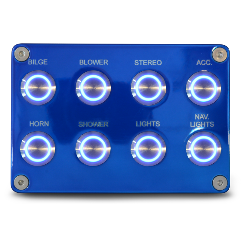 Switch Panel - Eight Round Panel