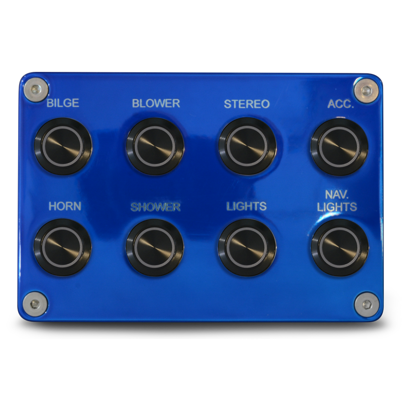 Switch Panel - Eight Round Panel