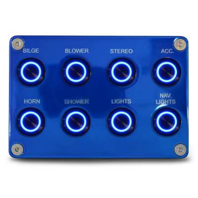 Switch Panel - Eight Round Panel