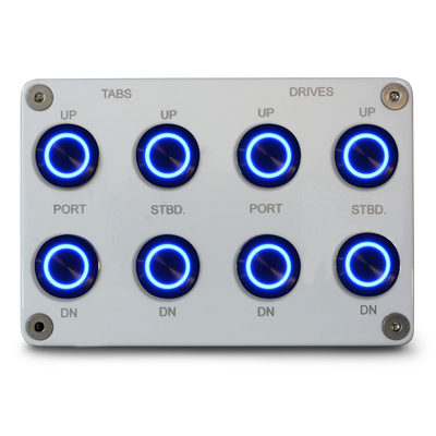 Switch Panel - Eight Round Panel