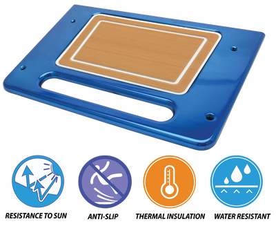 12" X 24" Billet Aluminum Swim Steps w EVA Foam Decking